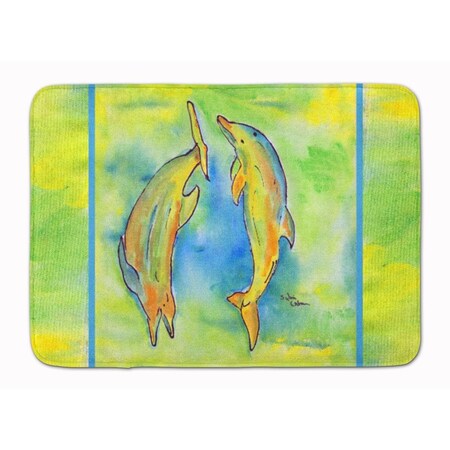 Carolines Treasures Dolphin Machine Washable Memory Foam Mat 8380-RUG